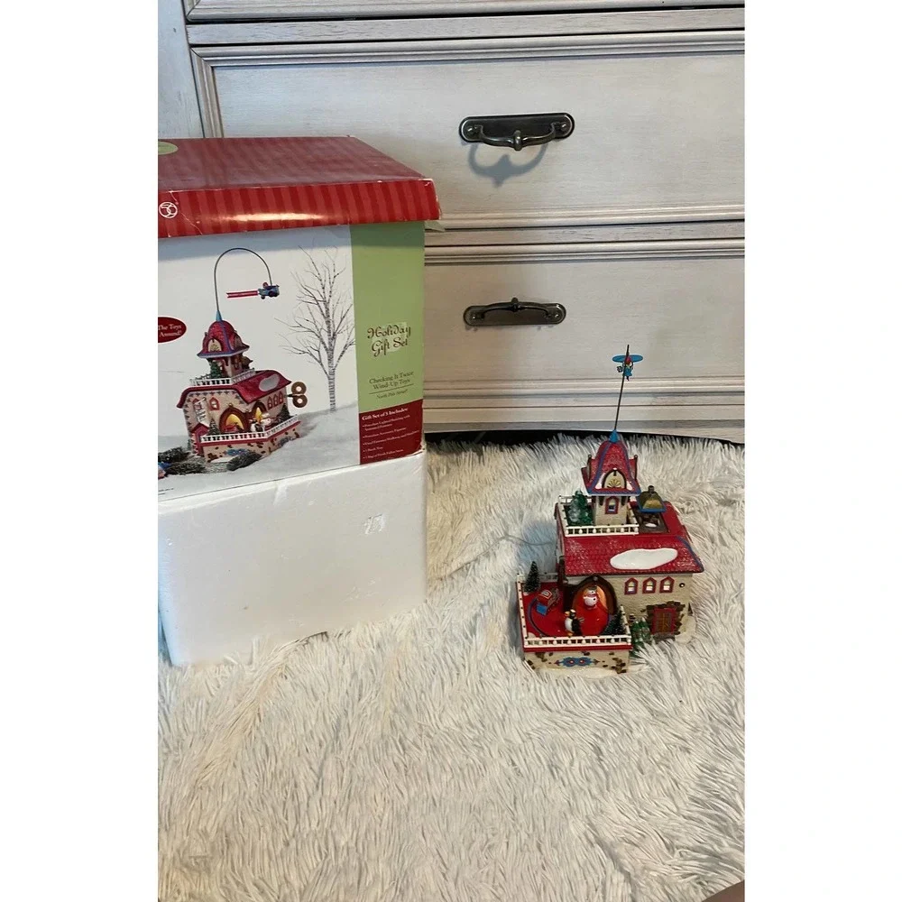 Retired Department 56 Checking it Twice Wind Up Toys